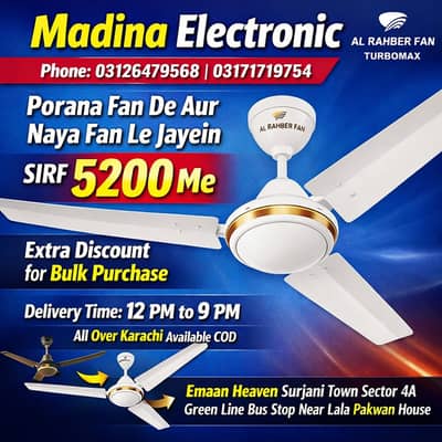 Ceiling Fan Exchange Offer – Old Fan De Kar Naya Fan Sirf 5200 Mein
