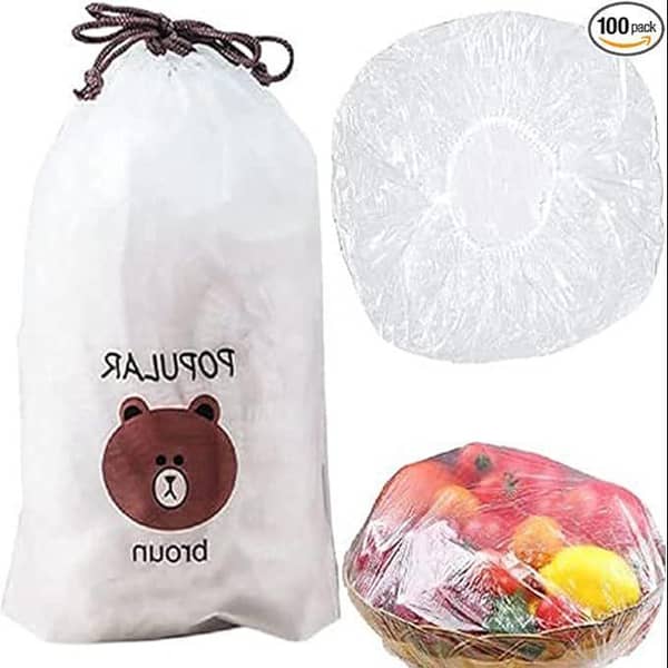 Panda Covers - Food Saver Bag - Food Storage Bag - Keeps Food Fresh - Fits Various Sizes - Food Cover & Makeup Bag - Discover Convenience -