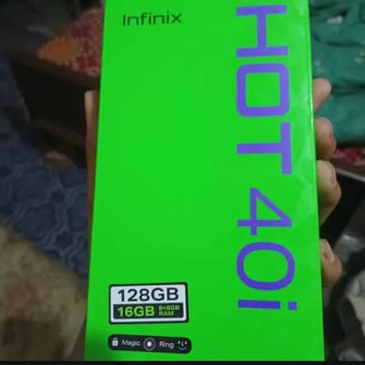Infinix hot 40i  16gb 128 gb