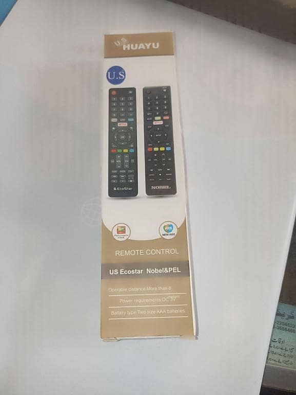 Ecostar & Nobel & PEL LED TV Remote Control