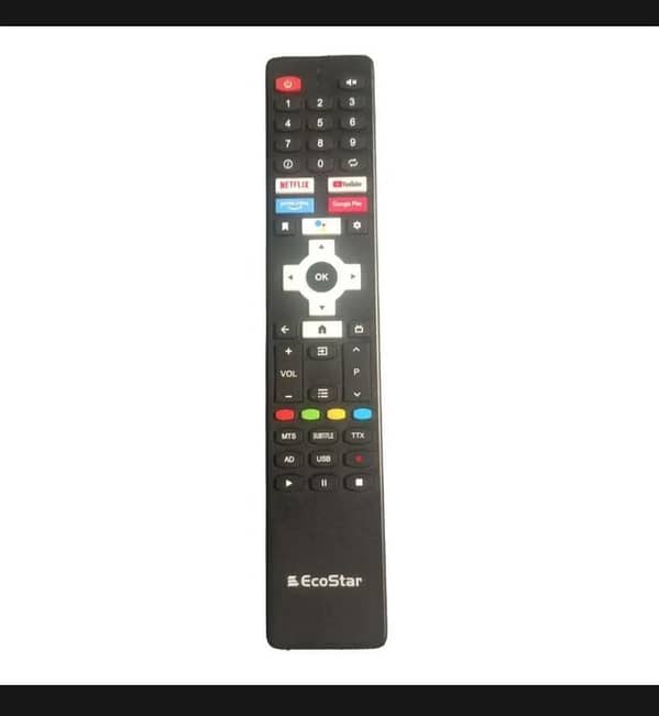New Remote Control Ecostar TV (without voice)