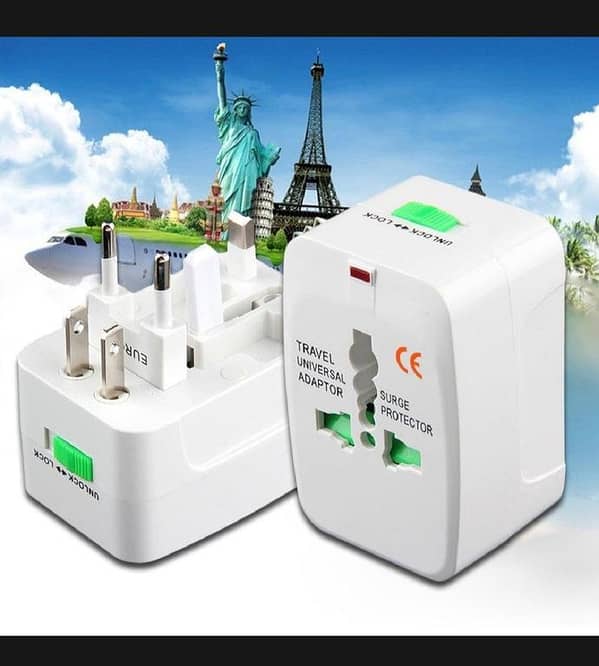 Universal All-in-One World Wide Plug Socket Adapter