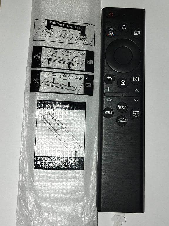 Semsung Smart TV UHD Remote Control with Soler Charing