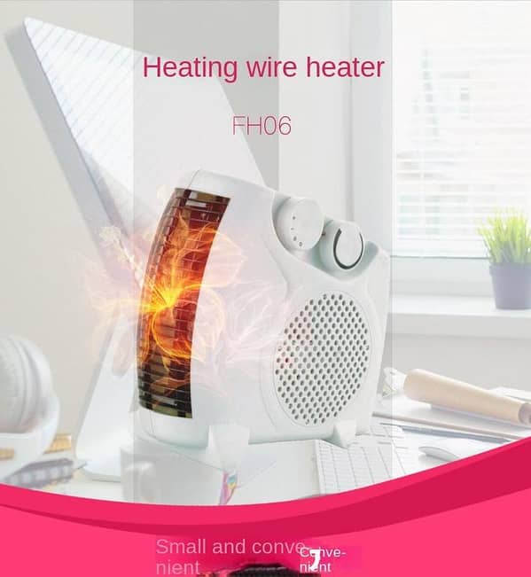 Room Heater Fan Electric Heater with Dual Thermal Control