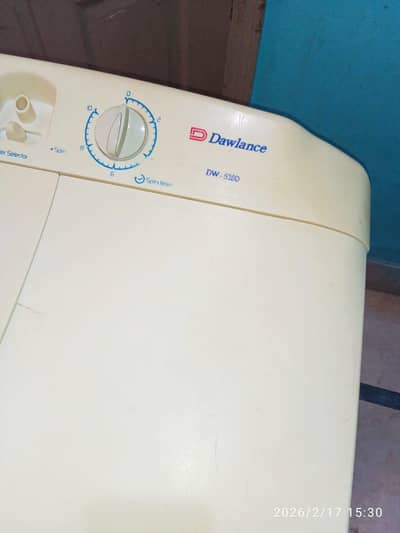 Dawlance washing machine twin tub model number DW-5200