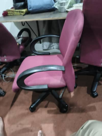 office silk bank chairs, all ok