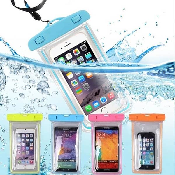 Waterproof Mobile Case – Hiearcool Pouch (IPX8) with Detachable Lanyard, 7-inch Capacity