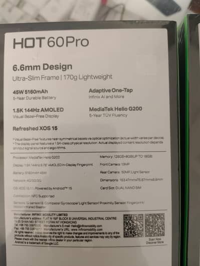 Infinix hot 60Pro