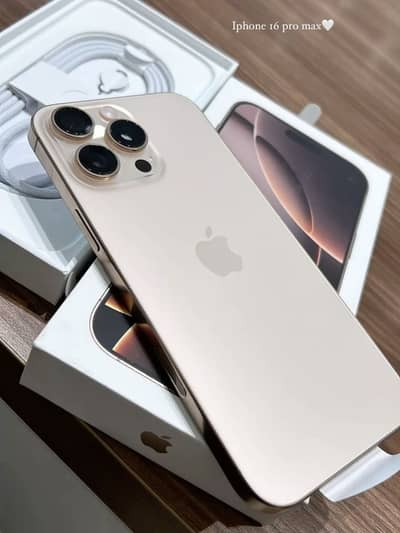 iPhone 16 Pro Max Desert Titanium 256GB | Fresh | 10/10
