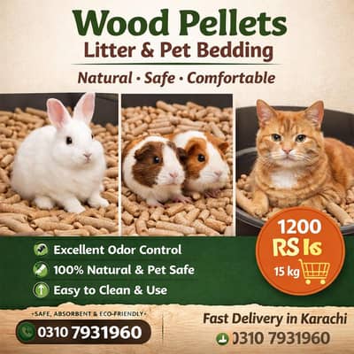 Cat litter and pets bedding