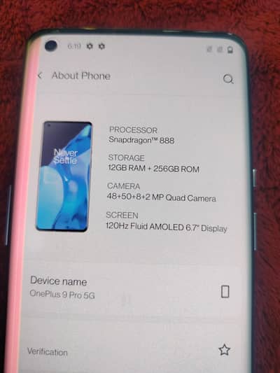 one plus 9pro 12 gb rim 256 gb rom