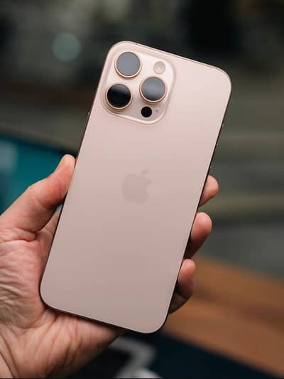 I phone 16 Pro Max , Desert Titanium,, 256 GB, Non PTA