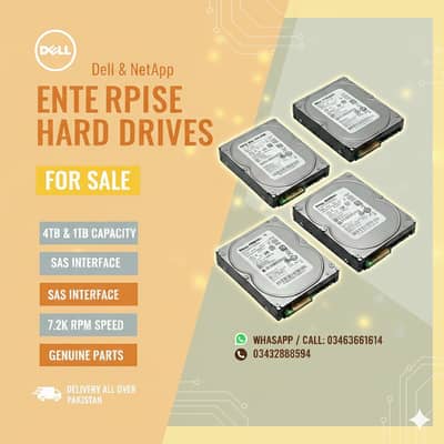 Dell & NetAp | Hard Drive | SAS Hard Drive | Server Hard Drives