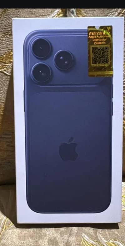 iphone 17 pro max blue box pack 256 gb