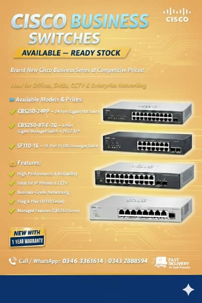 Cisco Business Switches | Offices, SMEs & CCTV Networking | Cisco |SM