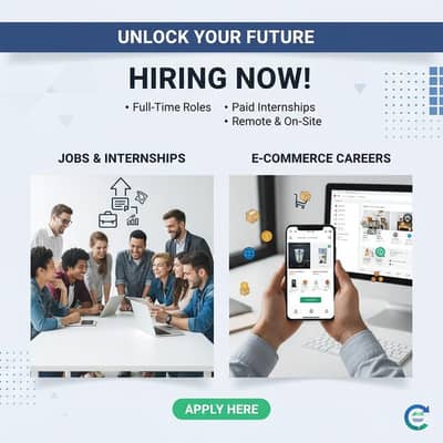 Social Media & E-commerce Assistant (Internship – 6 Months).