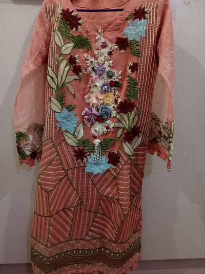 3pc organza medium suit