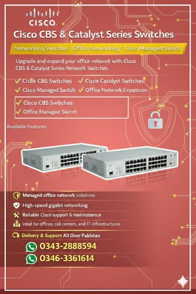 Cisco Network Switch | CBS & Catalyst Series | Brand New |CBS Network