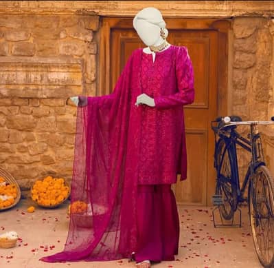 J. ready to wear 3 pcs dress