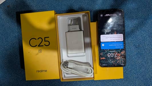 Realme C25 s 4gb / 128gb With full box and Original Charger