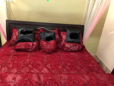 used Double bed plus mattress for sale