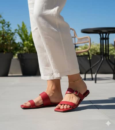 women's Rexine Fancy Flats cash on delivery