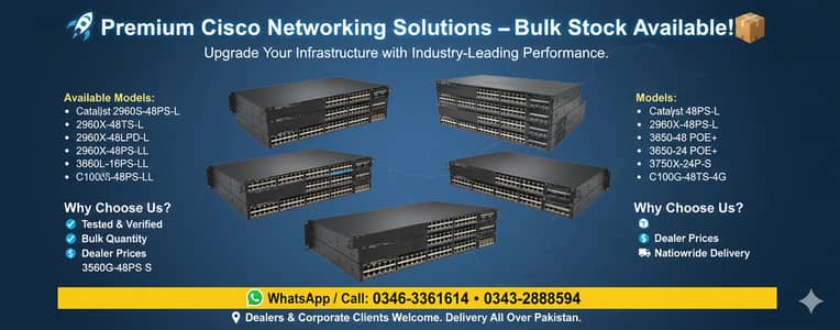 Cisco Catalyst 3650 Managed Gigabit Switch | Used/Refurbished | Cisco