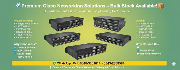 Cisco Catalyst 3650 Managed Gigabit Switch | Used/Refurbished | Cisco