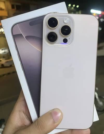 Apple i phone 16 pro max 512 gb with box
