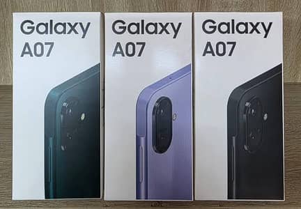 Samsung A07 Pin Pack New Phone 4/64