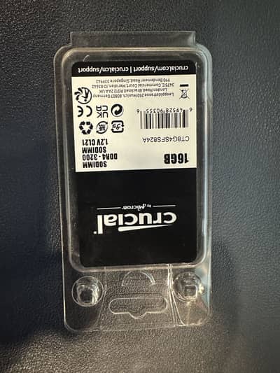 Crucial 16GB DDR4 3200MHz SODIMM Laptop Memory