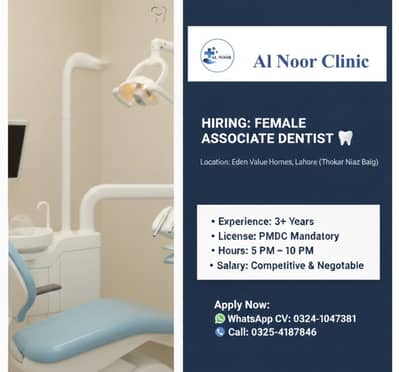 Female Dentist Required