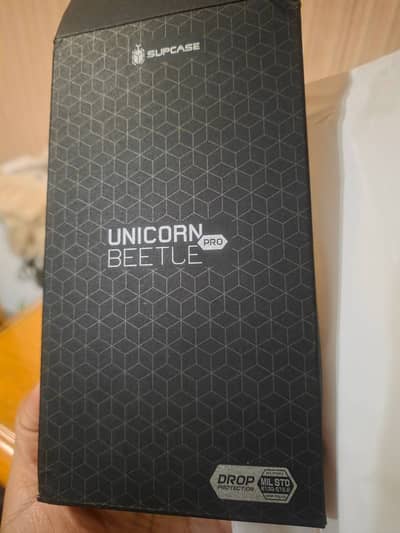 17 pro max Supcase unicorn black and orange 360 case