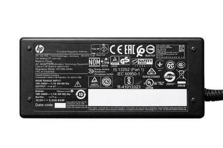 HP Pavilion/Envy Laptop Adapter 19.5V 3.33A.  65W  (Blue Tip)