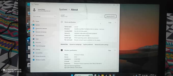 Dell core I7 6th generation gaming laptop