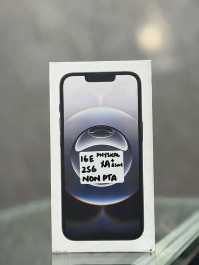 IPHONE 16E 256 GB NON PTA BOX PACK AUSTRALIA BLACK