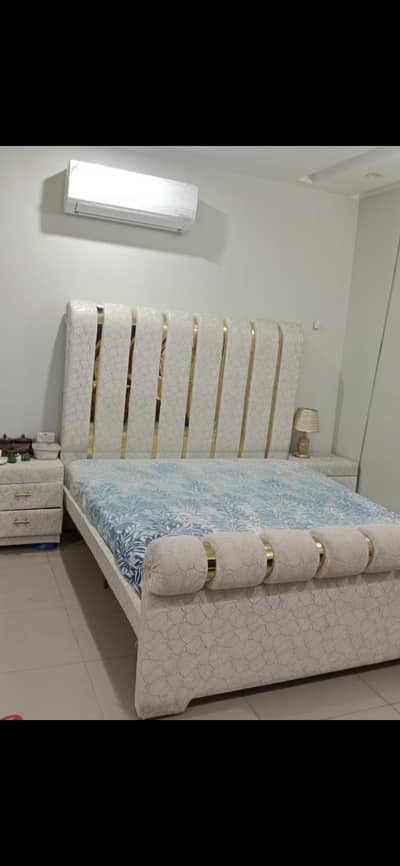 Bed set with sofa set