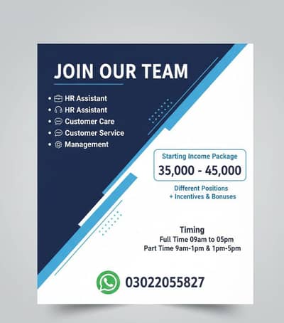 office work for male and female