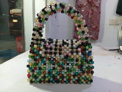 HANDMADE BEADS BAG and customisation availible