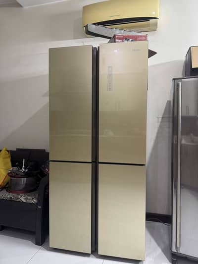 Haier double door fridge