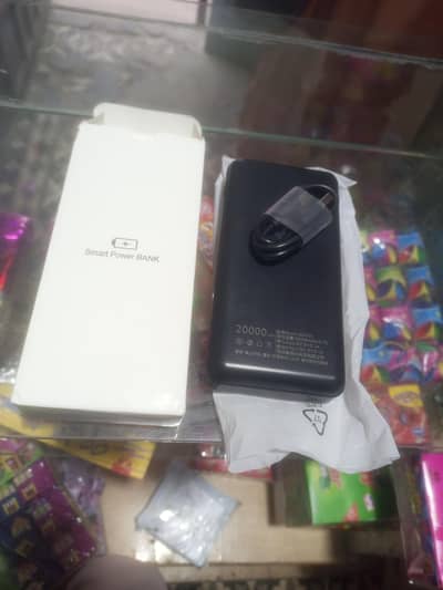  20,000mAh Smart Power Bank (Brand New + Box Pack) - Fast Charging