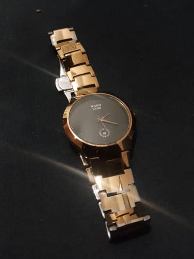 Rado original gold watch with date mentioned