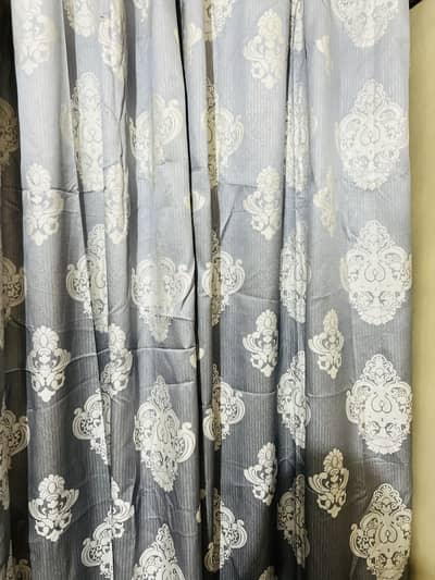 4 pcs Grey curtain