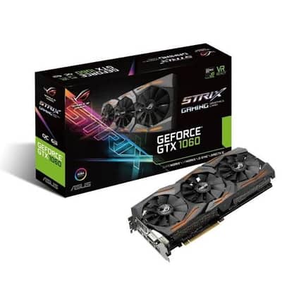 ASUS GTX 1060 6gb GRAPHIC CARD