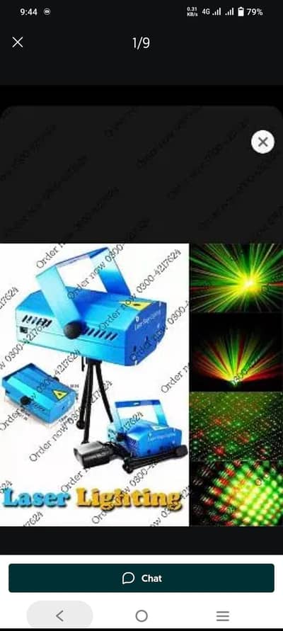 Lazer projecter light