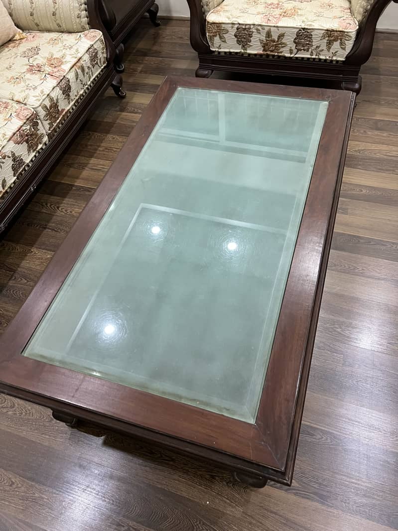 Solid wood coffee table set 9