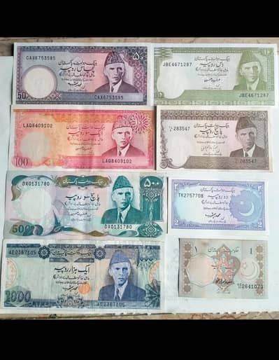 Old Pakistani currency
