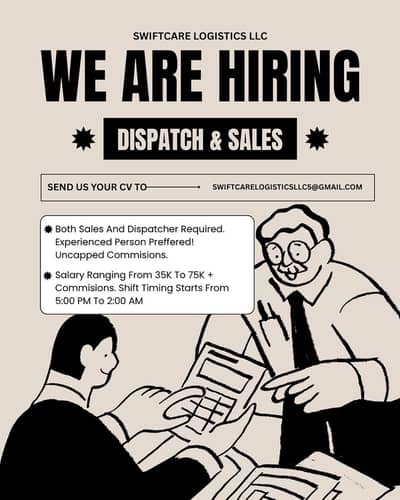 Truck Dispatch Sales Agent Required