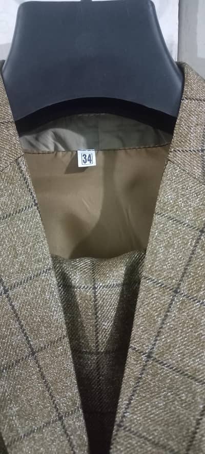 golden colour new condition pent  coat