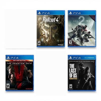 Playstation 4 Bundle (6 Games)(individual) 100% Condition